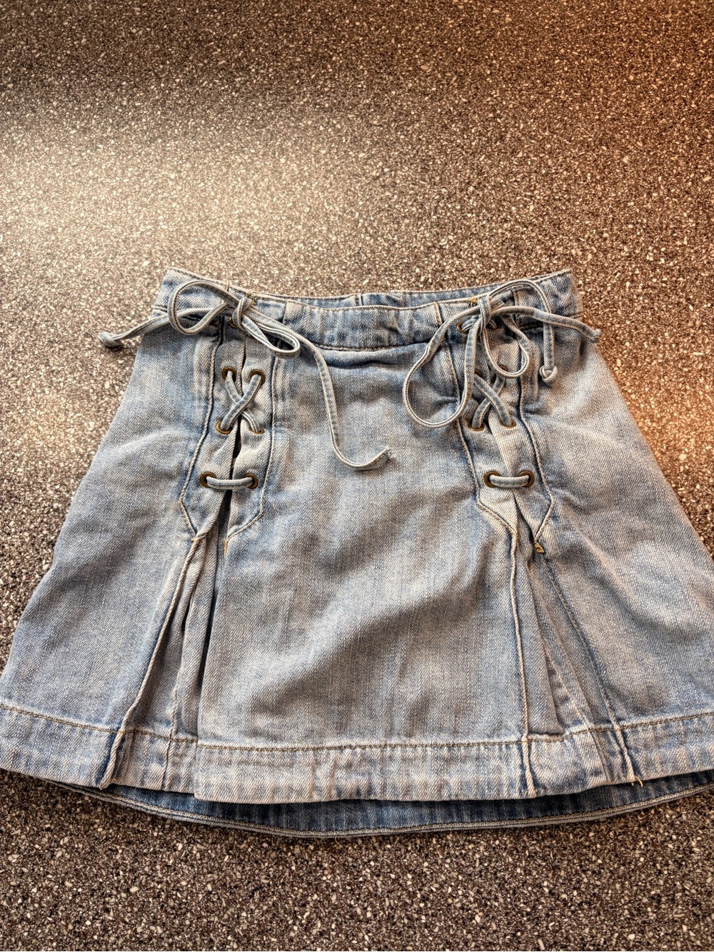 Free people Lace-Up Skirt